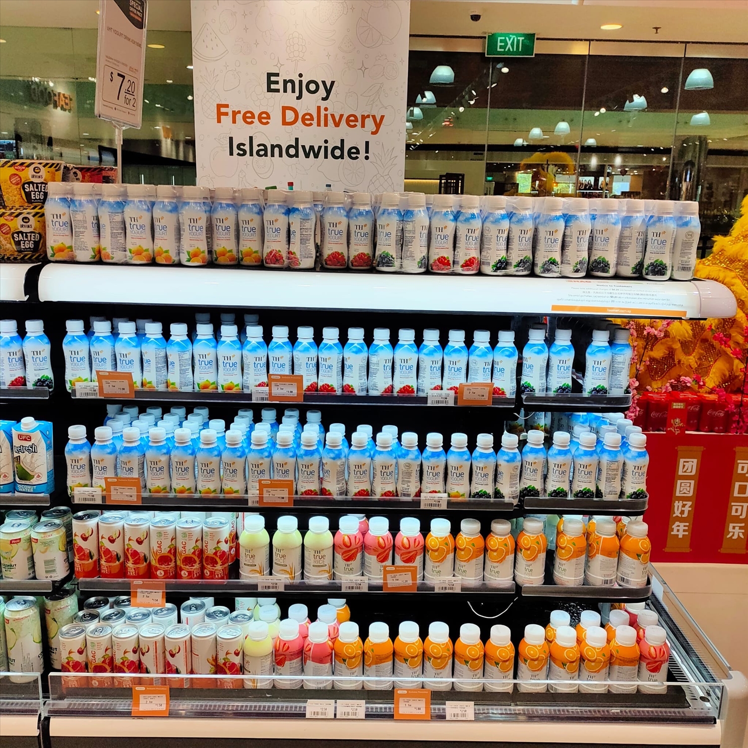 Tập đoàn TH hợp tác chiến lược với hệ thống siêu thị bán lẻ hàng đầu Singapore 2