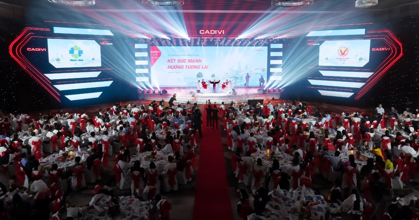 Cadivi: Hơn 500 khách mời tham dự Hội nghị khách hàng toàn quốc năm 2024 