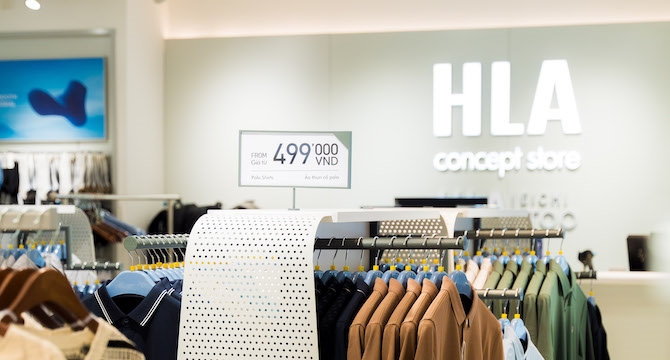 Thời trang HLA khai trương cửa hàng mới tại Vincom Đồng Khởi
