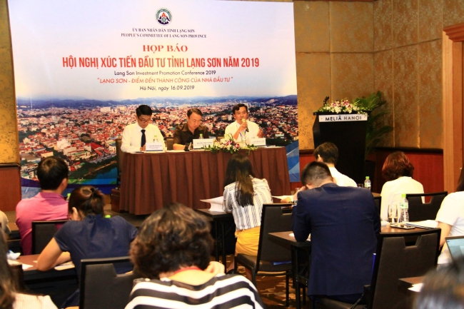 Lạng Sơn tổ chức họp báo Hội nghị Xúc tiến đầu tư năm 2019