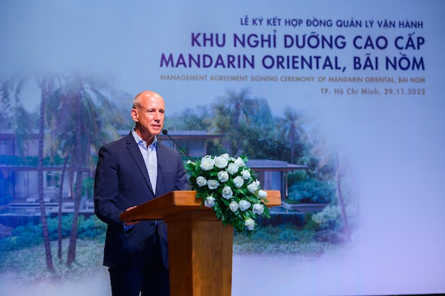 Indochina Kajima ký hợp đồng quản lý vận hành khu nghỉ dưỡng Mandarin Oriental Phú Yên