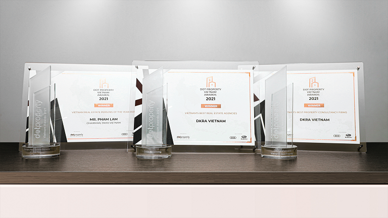 DKRA Vietnam 3 năm liên tiếp thắng lớn Dot Property Vietnam Awards 