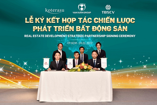 Vạn Xuân Group ký kết hợp tác chiến lược với Koterasu và TBS Capital VN 