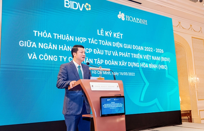 Hoa Binh Construction Group và BIDV kí kết hợp tác toàn diện giai đoạn 2022 – 2026 1