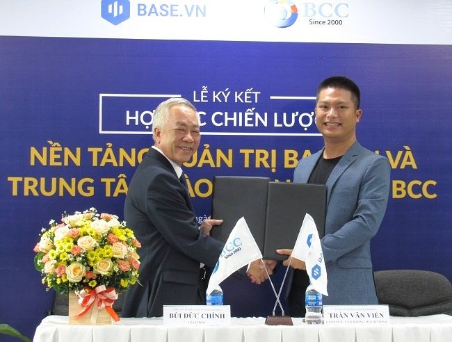 BCC ký hợp tác chiến lược với Base.vn