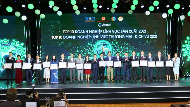 Vinamilk lọt top 10 doanh nghiệp phát triển bền vững nhất Việt Nam