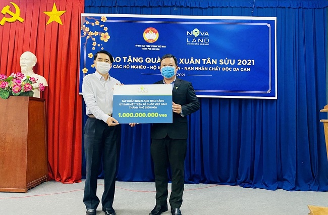 Nova Group hỗ trợ hộ nghèovà nạn nhân chất độc da cam tỉnh Đồng Nai