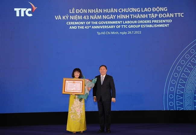 Tập đoàn TTC đón nhận Huân chương lao động hạng Ba 2