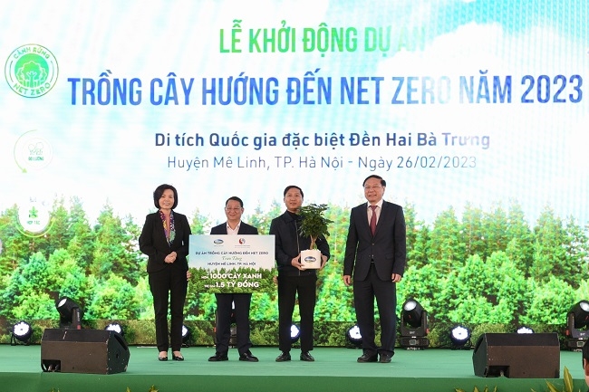 Vinamilk khởi động "Hành trình Net Zero 2050" với sự kiện trồng cây tại Hà Nội 1