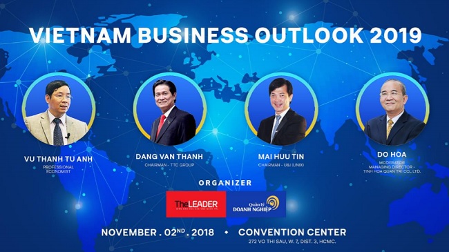 Hội thảo Vietnam Business Outlook 2019 khai mạc chiều nay tại TP. HCM