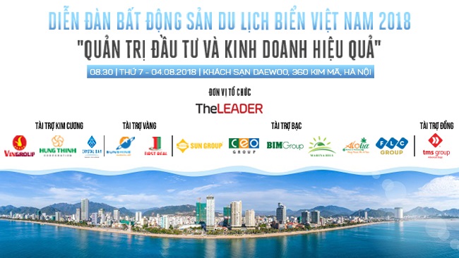 TheLEADER tổ chức Diễn đàn bất động sản du lịch biển Việt Nam 2018